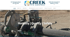 Desktop Screenshot of creekpipe.com